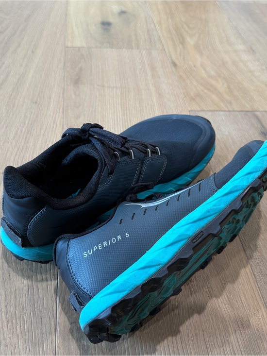 Altra Shoes - Altra Superior 5 Trail Running Shoes - Black & Turquoise